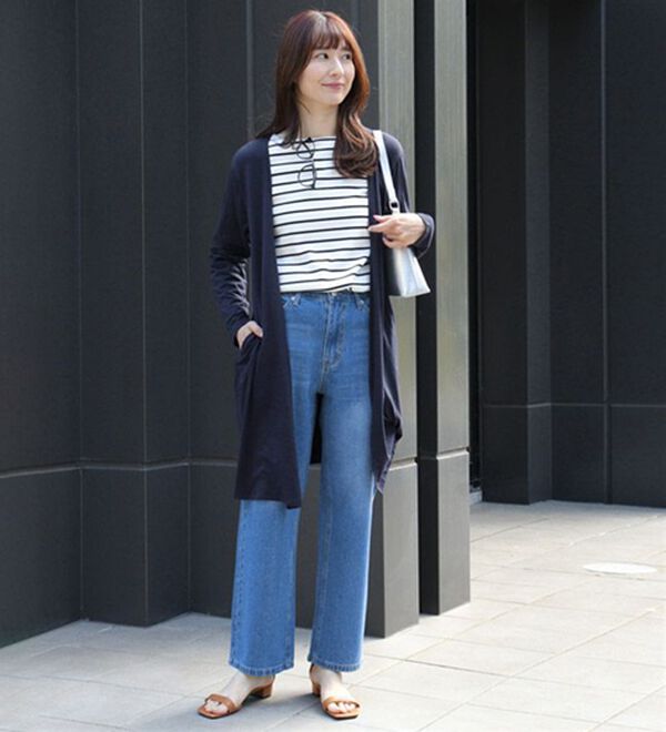 Pierrot（ピエロ）の「【Ｍ～３Ｌ】【選べる２丈】接触冷感トッパーカーディガン（その他カーディガン）」｜詳細画像