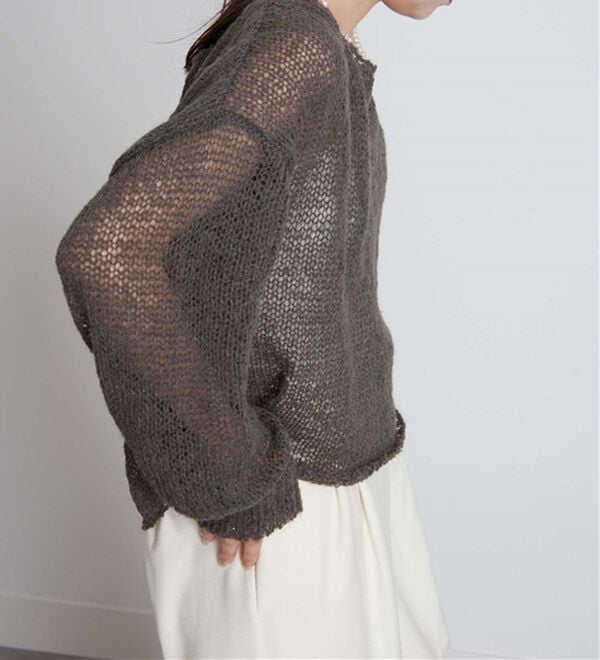 モヘアライクローゲージニット - ベルーナ【公式】