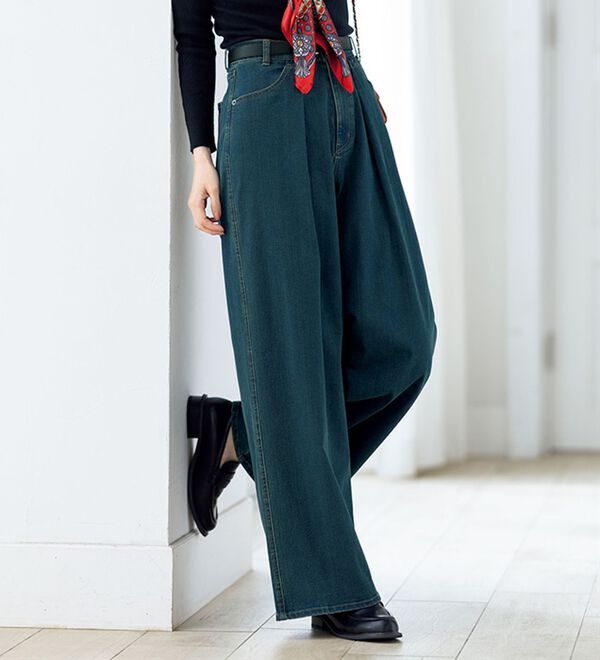 ルフラン（ルフラン）の「Ｃ．Ｂ．Ｓ．ジーンズタックパンツ（フルレングスパンツ）」｜詳細画像