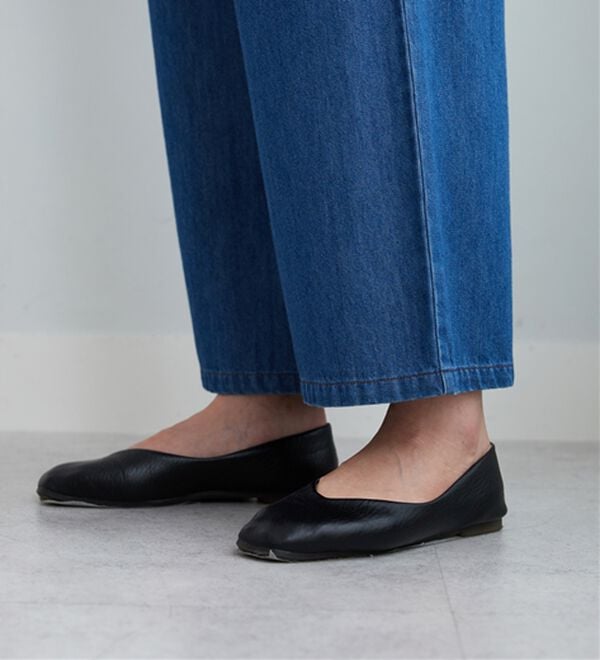 BELLUNA（ベルーナ）の「やわらかデニム素材ボタン使いワイドパンツ（ワイドパンツ・ガウチョ）」｜詳細画像