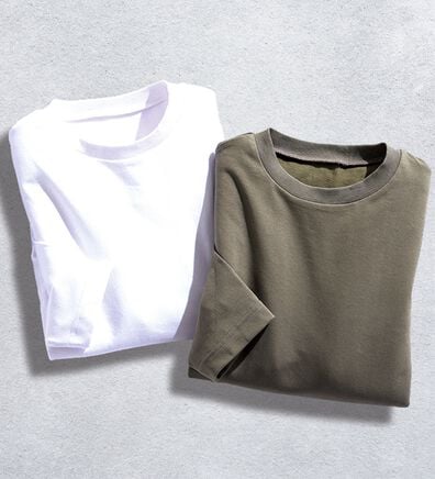 「ヒミツは裏メッシュ！さらさら７分袖Ｔシャツ（メンズＴシャツ）」