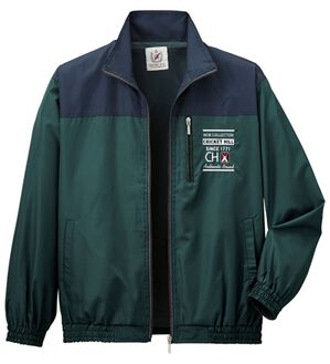 「ブランドデザイン　裏メッシュブルゾン（メンズブルゾン）」｜ダークグリーン