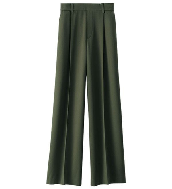 BELLUNA（ベルーナ）の「サマ見え！美脚タック使いワイドパンツ（ワイドパンツ・ガウチョ）」｜詳細画像