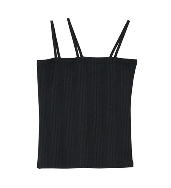 GeeRA（ジーラ）の「３ストラップランダムリブキャミソール（タンクトップ・キャミソール）」｜詳細画像