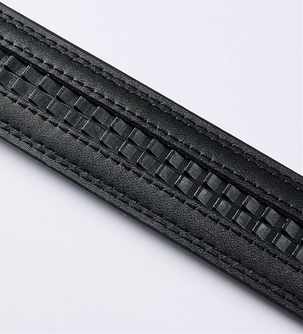 「【２色組】＜ダンロップ・リファインド＞カチッと快適装着スマートベルト（メンズベルト）」｜詳細画像