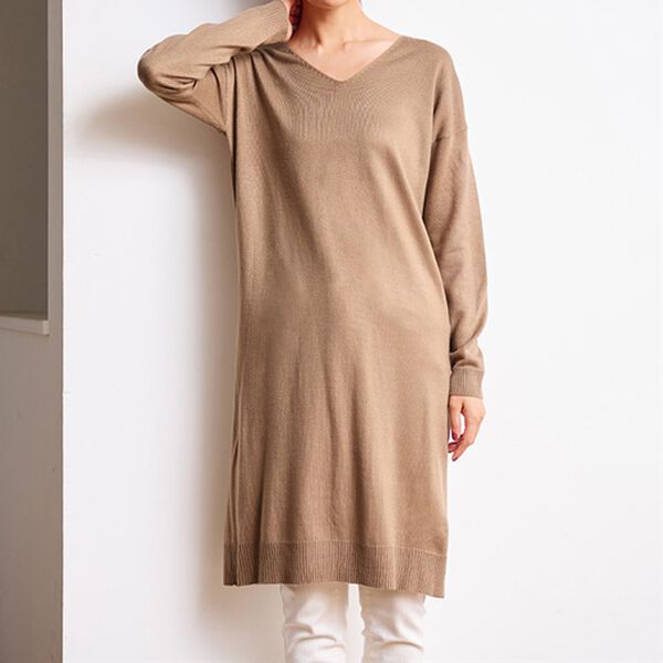 RANAN（ラナン）の「カシミヤタッチニットワンピース（ニットワンピース）」｜詳細画像