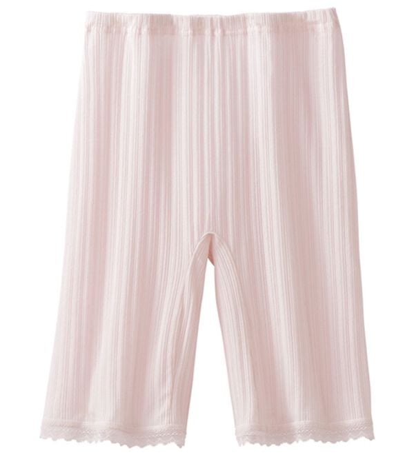 「【３色組】麻入りさらさら３分丈ボトム（ショーツ）」｜詳細画像