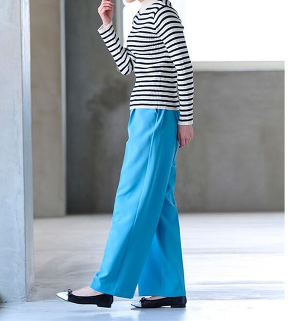 RANAN（ラナン）の「もちもちリブパイピングハイネックニット（ニット・セーター）」｜詳細画像