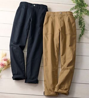 ルフラン（ルフラン）の「【２本組】らくちん＊デイリーパンツ（フルレングスパンツ）」｜2本組