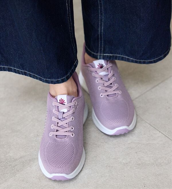 BELLUNA（ベルーナ）の「手を使わずに履けるニットスニーカー（スニーカー）」｜詳細画像