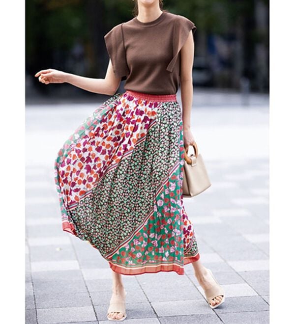 RANAN（ラナン）の「ひんやり！スクエアスリーブサマーニット（ニット・セーター）」｜詳細画像