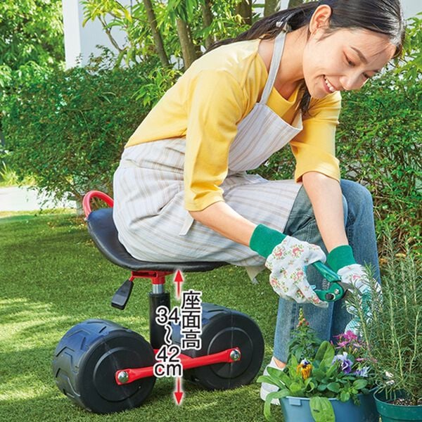 「高さが調節できる腰かけ台車（ＤＩＹ・工具）」｜詳細画像