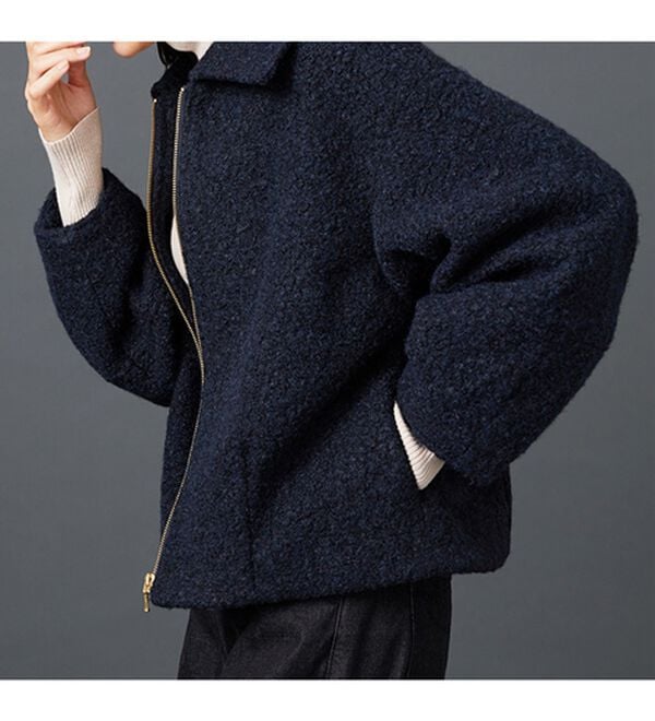 BELLUNA（ベルーナ）の「ブークレステンカラージャケット（その他ジャケット）」｜詳細画像