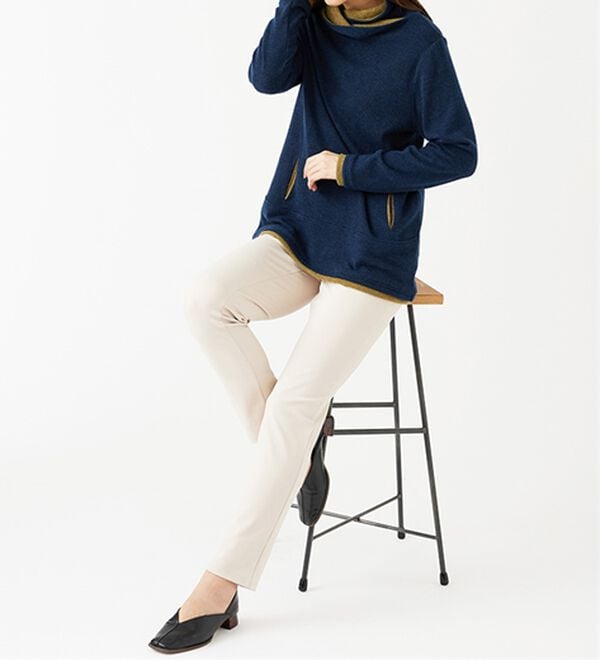 BELLUNA（ベルーナ）の「新触感！マシュマロみたいななめらかストレッチパンツ（フルレングスパンツ）」｜詳細画像