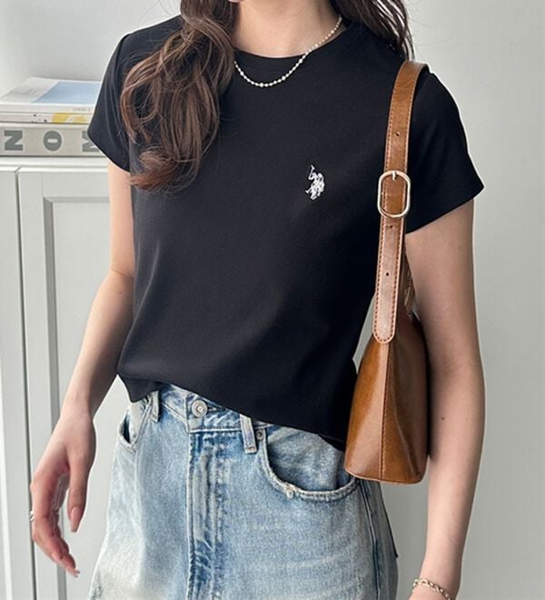 GeeRA（ジーラ）の「【ＵＳ．ＰＯＬＯ．ＡＳＳＮ】汗染み防止ミニＴシャツ（Tシャツ）」｜詳細画像