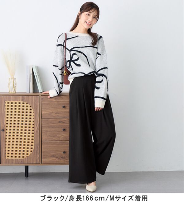 alotta（アロッタ）の「マシュマロのような肌触り！新定番パンツ（ワイドパンツ・ガウチョ）」｜詳細画像