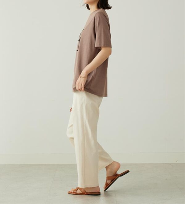 BELLUNA（ベルーナ）の「フロッキープリントロゴプルオーバー（カットソー）」｜詳細画像