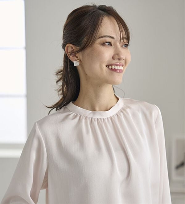 BELLUNA（ベルーナ）の「ウール入りウォッシャブルセーター（ニット・セーター）」｜詳細画像