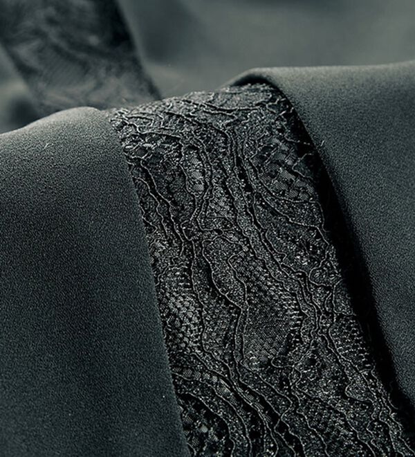 BELLUNA（ベルーナ）の「【２枚組】さらっとジョーゼット素材レース使いチュニック（チュニック）」｜詳細画像