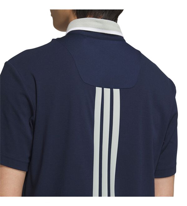 「＜ａｄｉｄａｓ＞アディゼロ　ツイストニット半袖ジップポロ（メンズポロシャツ）」｜詳細画像