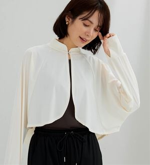 BELLUNA（ベルーナ）の「ヒンヤリ爽快！スタンド衿ボレロ（その他カーディガン）」｜詳細画像