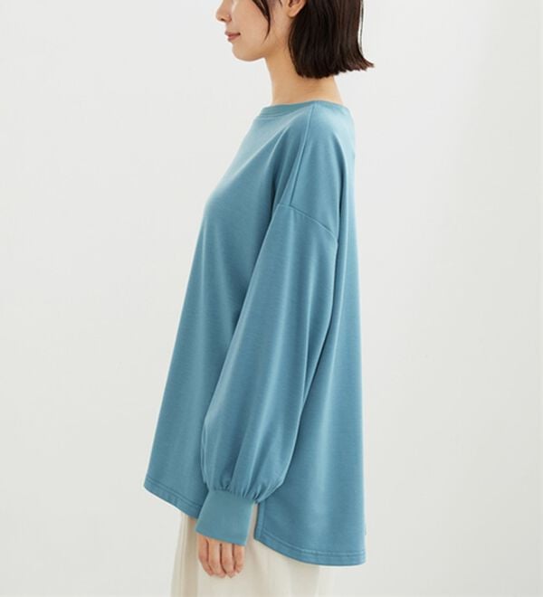 BELLUNA（ベルーナ）の「ロンＴ以上、スウェット未満！ゆったり抜け感プルオーバー（カットソー）」｜詳細画像