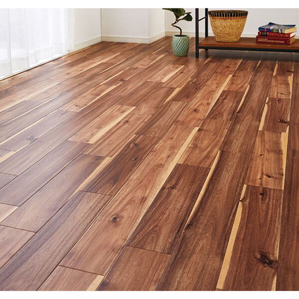 iellio（イエリオ）の「多機能クッションフロアシート＜簡単ロール式・フローリング調・防水・はっ水・日本製・抗菌・防カビ・防炎＞（カーペット）」｜グランアカシア