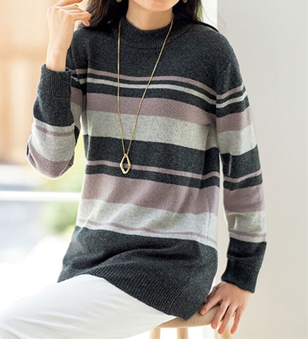 ルフラン（ルフラン）の「選べる！洗えるぬくもりウール１００％セーター（ニット・セーター）」｜詳細画像