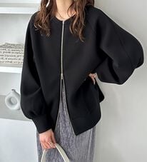 GeeRA（ジーラ）の「前後２ＷＡＹダブルジップスウェット（カットソー）」