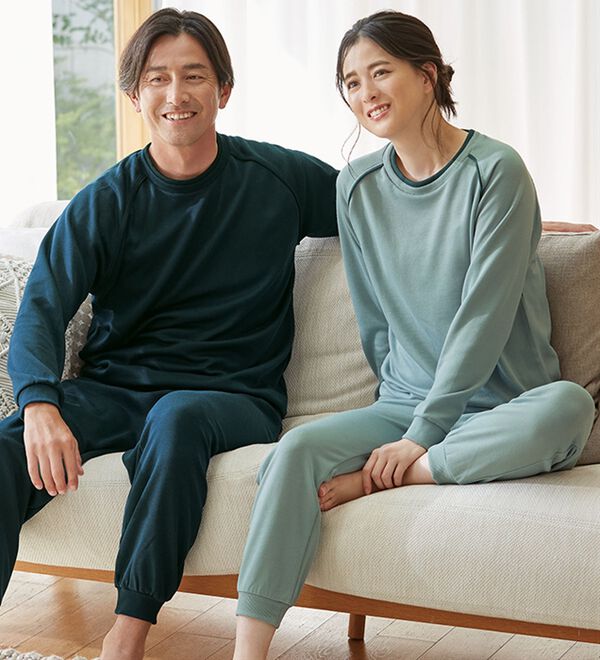 「毎日活躍！スウェット上下セット（メンズルームウェア）」｜詳細画像
