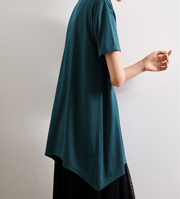 RANAN（ラナン）の「ひんやり！レディゆるシルエットＴシャツ（カットソー）」｜詳細画像