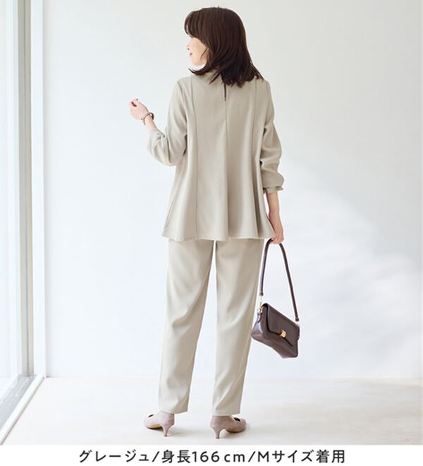 Viola e Viola（ヴィオラ エ ヴィオラ）の「【入学式・卒業式】Ａラインセレモニーセットアップ（パンツスーツ）」｜詳細画像