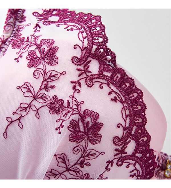 YU'NOW（ユナウ）の「ぷるるん谷間のノンワイヤーブラ＆ショーツ（ブラジャー＆ショーツセット）」｜詳細画像