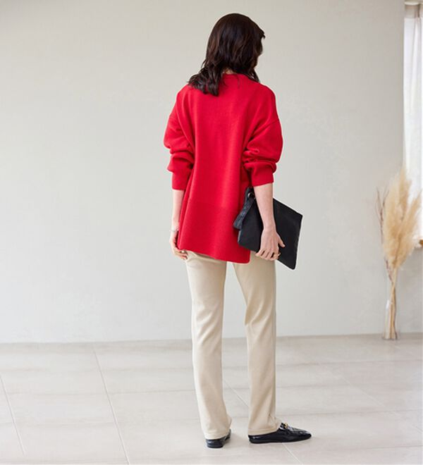 BELLUNA（ベルーナ）の「【裏起毛有無】ジャストフィットらくらくパンツ（フルレングスパンツ）」｜詳細画像