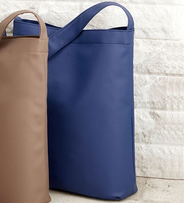 「手軽なワンハンドルデイリーバッグ（トートバッグ）」｜ネイビー