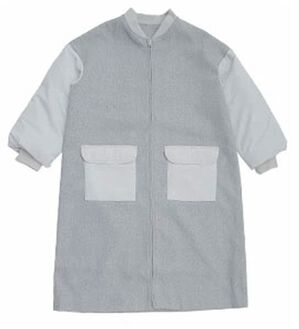 A HAPPY MARILYN（アハッピーマリリン）の「【ＬＬ～４Ｌ】ＭＡ－１風切替コート（ロングコート）」｜グレー