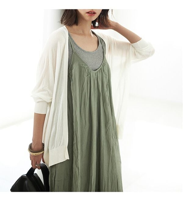 GeeRA（ジーラ）の「【冷房対策に】ひんやりUV対策！ドルマンカーディガン（ニットカーディガン）」｜詳細画像