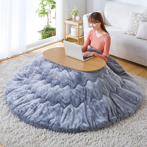 「折れ脚カジュアルこたつ・布団セット（こたつテーブル）」｜詳細画像