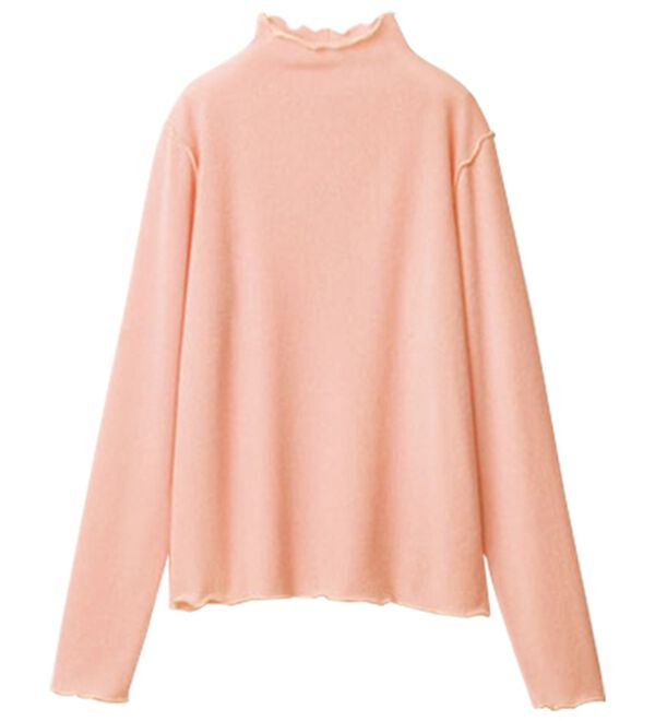 RANAN（ラナン）の「前後２ＷＡＹ！メロウ使いニットソーフリルプルオーバー（カットソー）」｜詳細画像