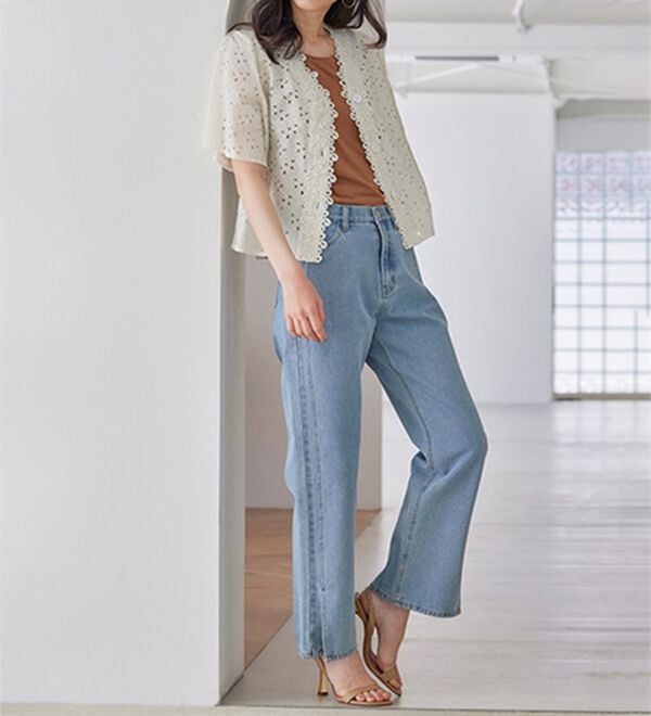 RANAN（ラナン）の「レースコンビブラウス（ブラウス）」｜詳細画像