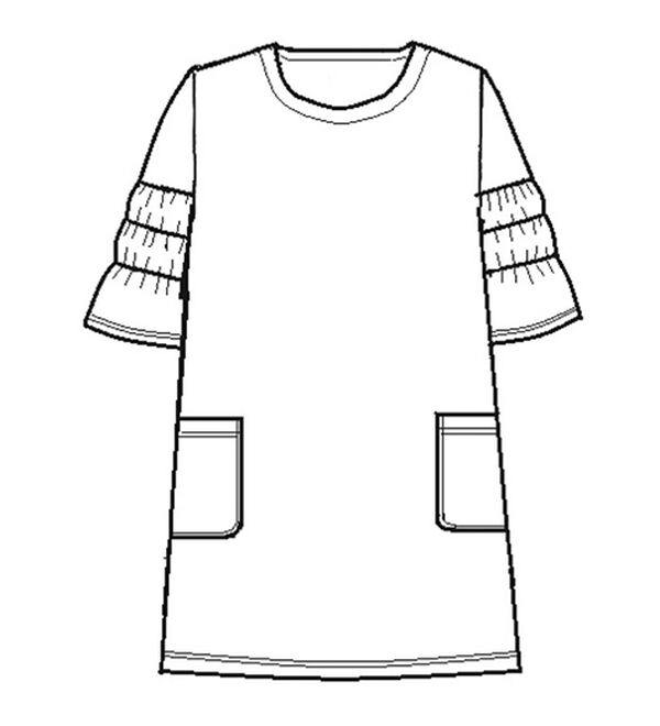 BELLUNA（ベルーナ）の「ひんやり冷感素材花柄プリントチュニック（チュニック）」｜詳細画像