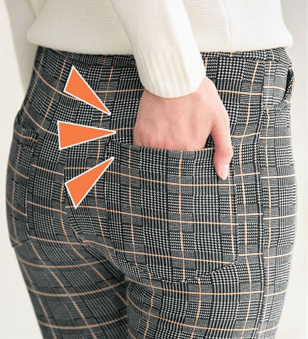 LAVIENNE（ラヴィエンヌ）の「綿混の裏シャギーレギンスパンツ（その他パンツ）」｜詳細画像