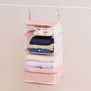 iellio（イエリオ）の「吊り下げ圧縮トラベルポーチ（その他日用品・趣味雑貨）」｜ピンク