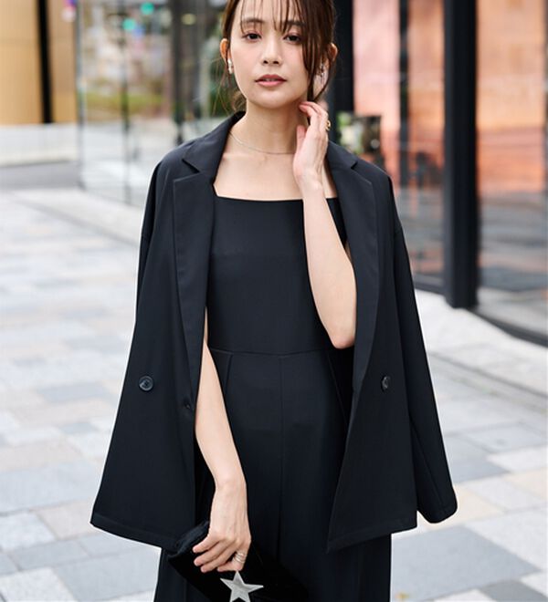 RANAN（ラナン）の「ジャケット＆サロペットドレスセット（パンツスーツ）」｜詳細画像