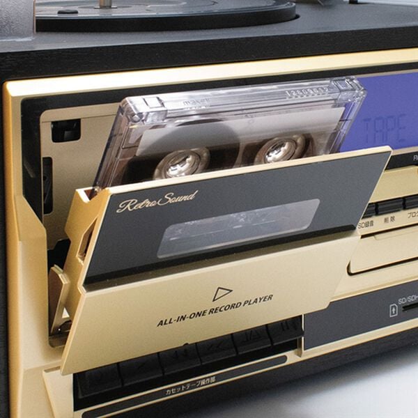 「オールインワン・レコードプレーヤー（テレビ・オーディオ・カメラ機器）」｜詳細画像
