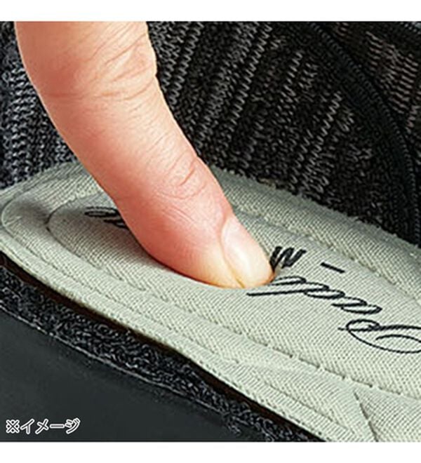 BELLUNA（ベルーナ）の「ニット素材軽量柔らかクッションシューズ（スリッポン）」｜詳細画像