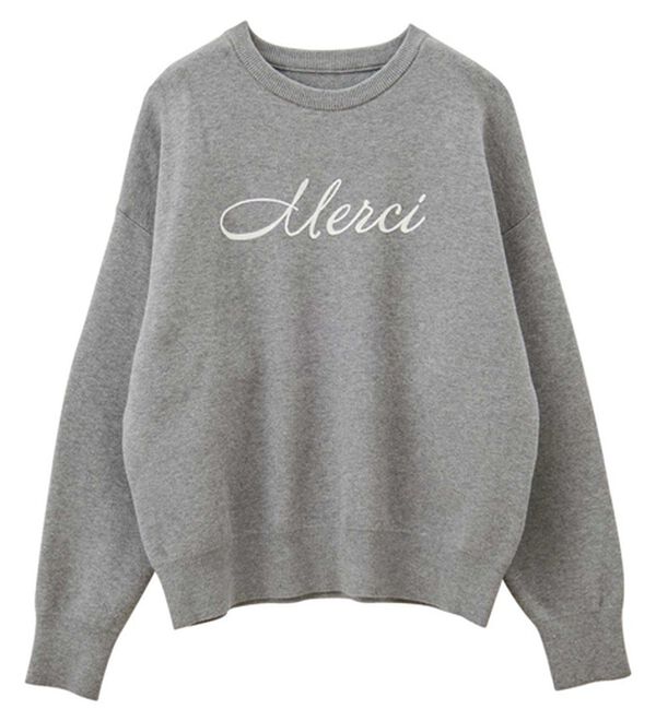 GeeRA（ジーラ）の「チェーン刺しゅうニットプルオーバー（ニット・セーター）」｜詳細画像