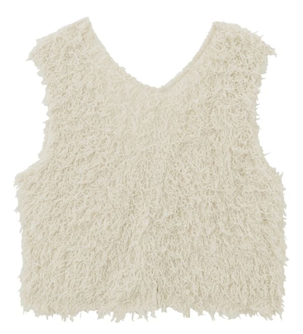 RANAN（ラナン）の「前後2WAYフリンジショートベスト（ベスト）」｜詳細画像