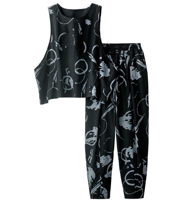 ルフラン（ルフラン）の「大人のモノトーンセットアップ＜アリシア＞（セットアップ）」｜詳細画像