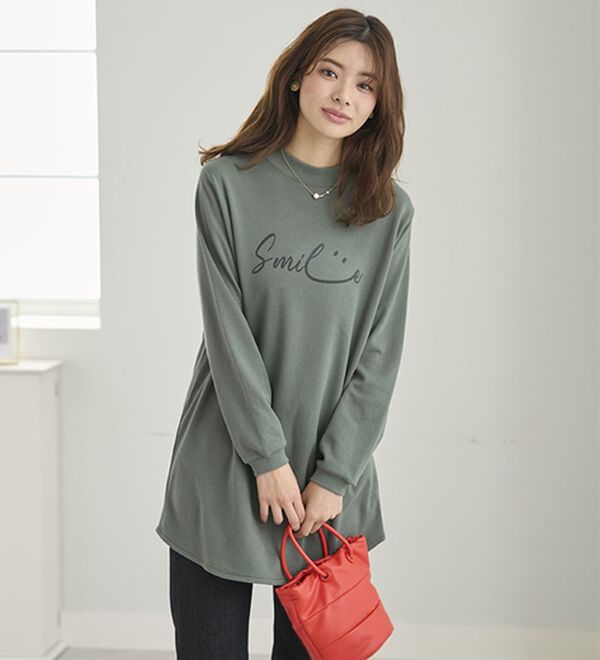 BELLUNA（ベルーナ）の「【メルティポンチ】プリントチュニック（チュニック）」｜詳細画像